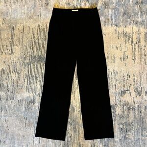 Charter Club petite Katherine fit full length black dress pants 2P